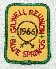 Wood Badge 1966 Gilwell REUNION CREST Boy Scout Leader Training BLUE Springs 66