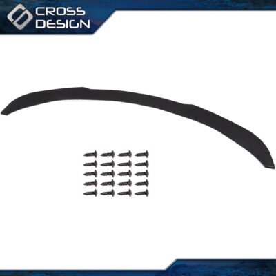 Universal 67'' Front Bumper Lip Flat Splitter Plate Under Panel Fit For BMW Benz