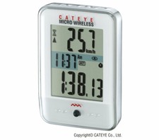CATEYE Fahrrad Computer MICRO WIRELESS CC-MC200W Weiß Funk