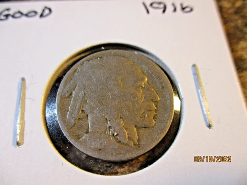 1916 BUFFALO NICKEL GOOD   TT