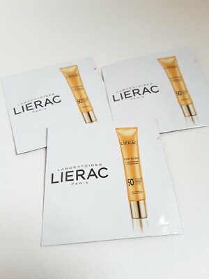 3 x LIERAC SANISSIME SOLAR ANTI AGE PROTECTION FLUID FOS50+ je 2 ml