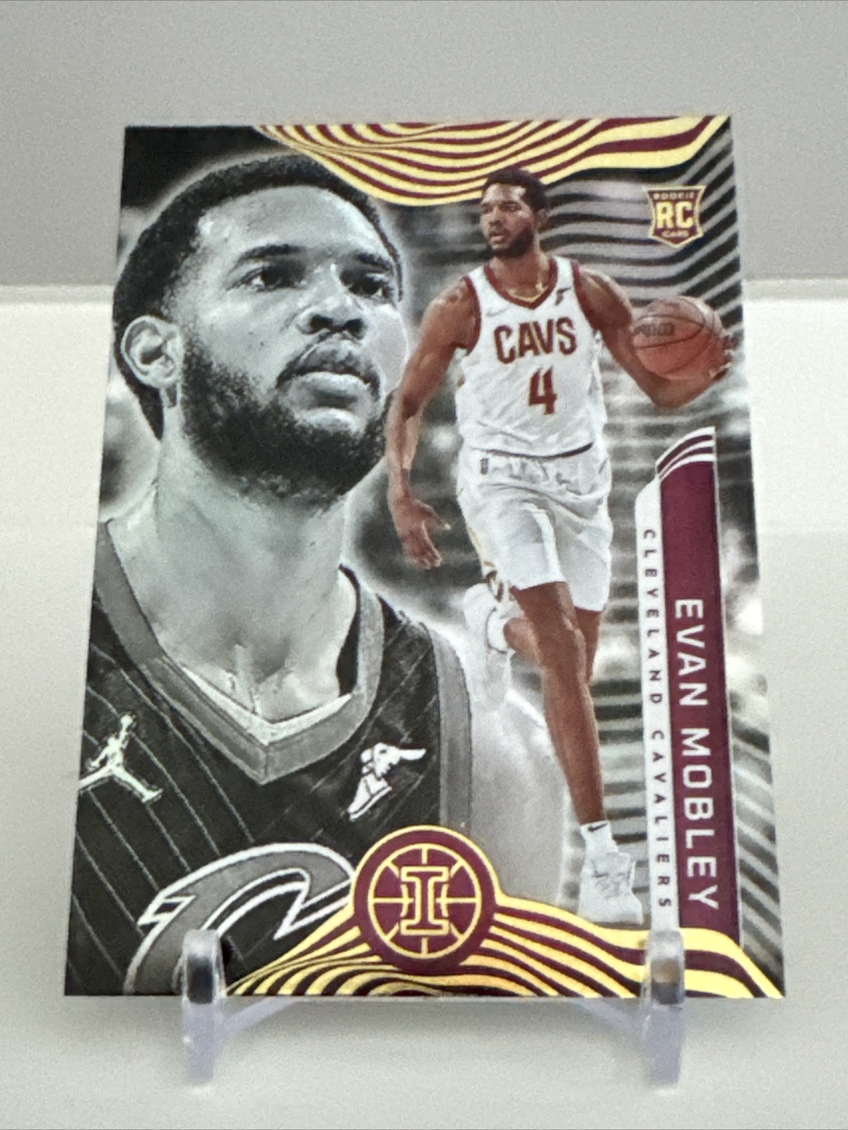 2021-22 Panini Illusions Evan Mobley Base Rookie RC #153 Cleveland Cavaliers