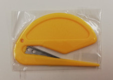 Brieföffner mit Metallklinge gelb