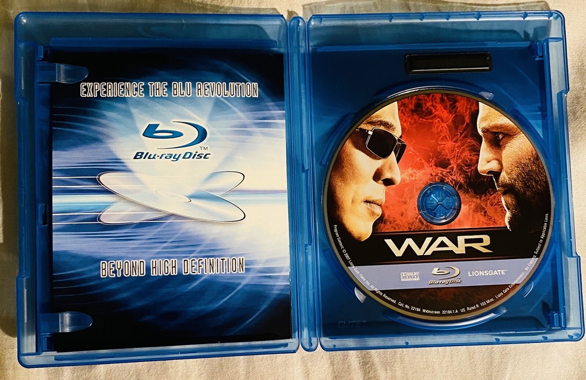 WEST. CD　 DVD　Blu-ray War (2007) (Blu-ray, 2007, Widescreen) Jason Statham Jet Li