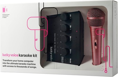 Lucky Voice Bluetooth (neue Version 2022) Karaoke Maschine & Mikrofon für Erwachsene