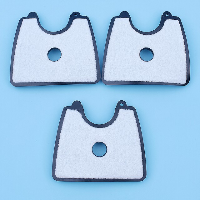 3 X Air Filter For Husqvarna 125B 125BVX 125BX Leaf Blower Replacement