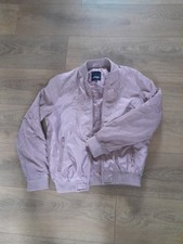 Vintage Dusky Pink Goldigga Bomber Jacket Size 8