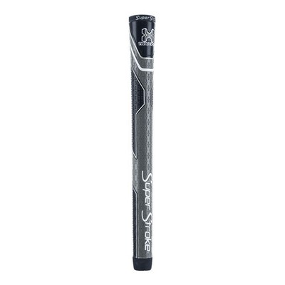 SuperStroke Traxion Tour Golf Club Grip, Oversize, Black/Gray 