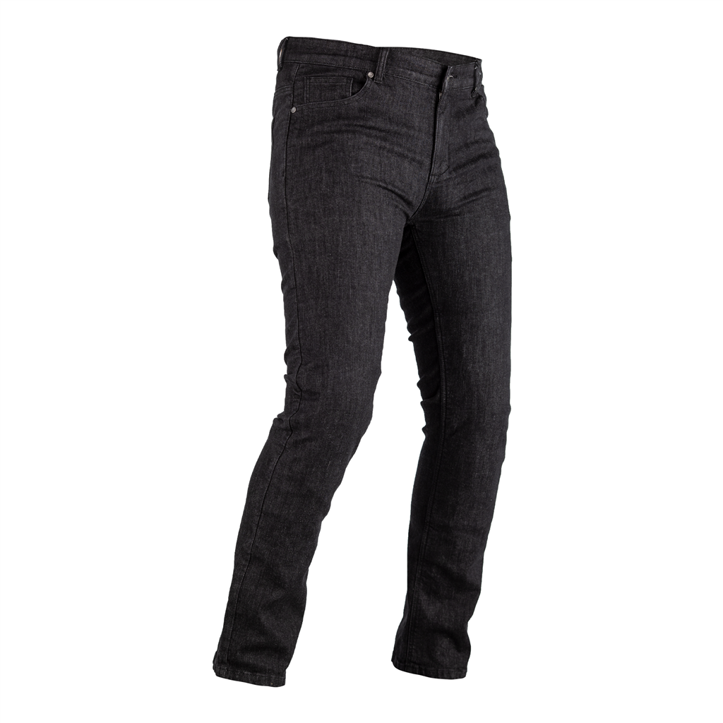RST Tapered Fit CE Reinforced Short Leg Black Urban City Denim Motorcycle Saf...