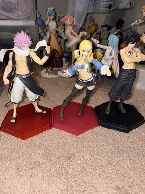 Pop Up Parade Lucy,Grey, and Natsu set FAIRY TAIL Good smile company 