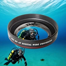 0.45x High-Definition Optical Fisheye Lens Dome Port for 67mm Seafrogs Housing