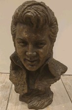 Elvis Presley Bronze Bust By Jon Douglas Excellent Condition Limited Edition 9"