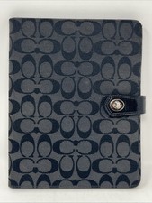 Coach Tablet EReader Signature Holder Canvas Leather