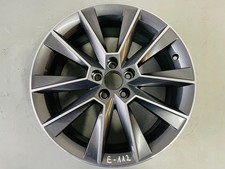 1x Alufelge 17 Zoll 7.0" 5x100 46ET Glanz Schwarz 5JJ601025 Skoda Rapid