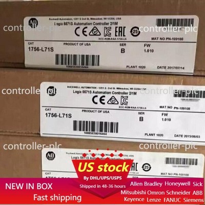 Allen Bradley AB 1756-L71S Ser B GuardLogix Automation Controller US Free Tax ~