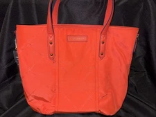 New Vera Bradley Citrine Preppy Poly Satchel Shoulder Bag #14898-514 Salmon