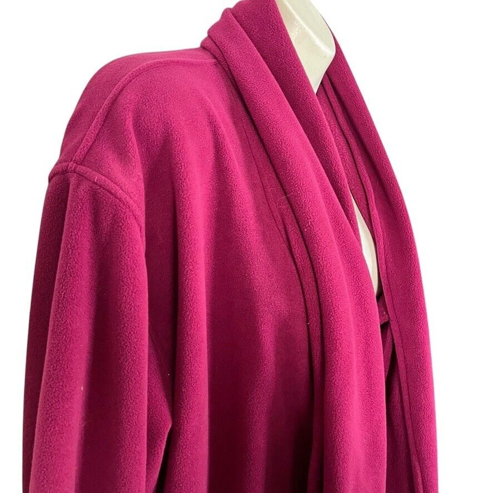 Pamela McCoy 女式条纹羊毛全新带标签围巾披肩领粉色夹克外套 S / M — 第 4/4 张图片
