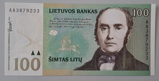Lithuania 100 litu 2000 UNC see other sales