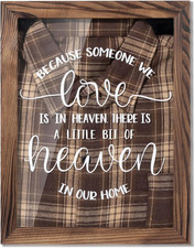 Sympathy Gifts for Loss of Loved One - Memorial Clothing Display Frame, Memory S