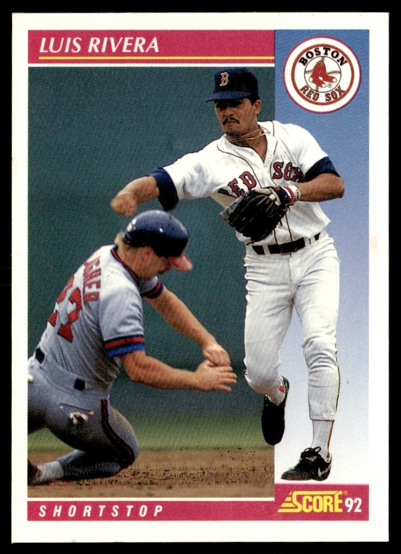 1992 Score Luis Rivera Boston Red Sox #159
