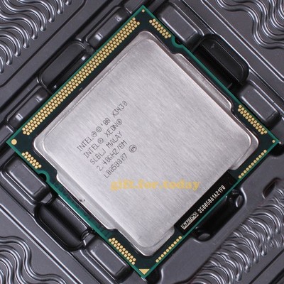 Genuine Xeon X3430 2.4 GHz Quad-Core (BX80605X3430) Processor CPU #ff