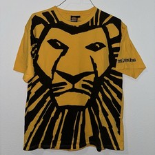 Vintage Disney The Lion King Broadway Musical All Over Print Shirt XL