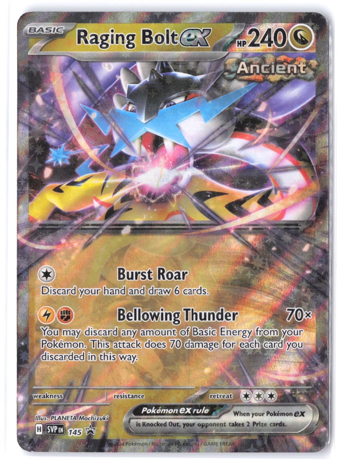 Raging Bolt ex - 145 SVP Holo NM