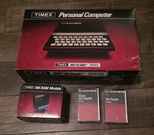 Timex Sinclair 1000 Vintage Personal Computer/ Extra Ram/2 Programs New