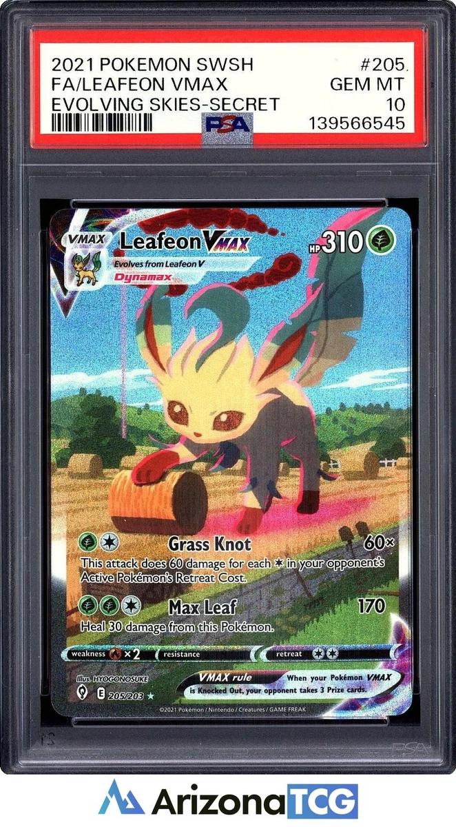 Leafeon VMAX Pokémon TCG Cards for sale | eBay