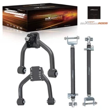 Adjustable Front Upper A-Arms + Rear Camber Arm Kit For 2008-2012 Honda Accord