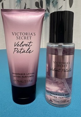 Victoria s Secret Velvet Petals Fragrance Mist & Lotion Travel Set 2.5oz ea New