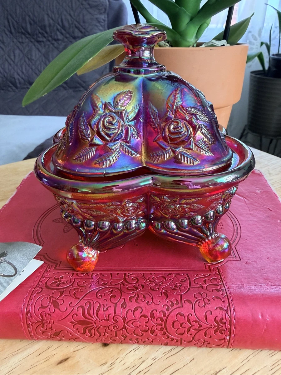 fenton carnival glass candy dish products for sale | eBay