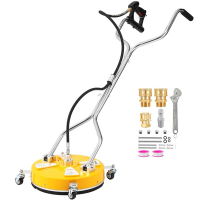 #ad Cleaner Washer Surface 16.5 Dual Handle 4 Wheels Tool Daily Pressure Attachment $259.99