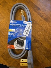 Electric Range Power Cord NEW 5 Ft. Eastman 3 Wire 40amp 1
