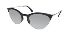 NEW VOGUE 5287S SUNGLASSES BLACK WOMENS CAT EYE PLASTIC HALF-RIM 54-22-140
