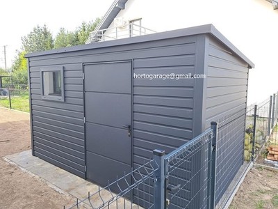 3X3 Blechgarage Metallgarage Schuppen Laube Gerätehaus Lagerbox Motorrad PREMIUM