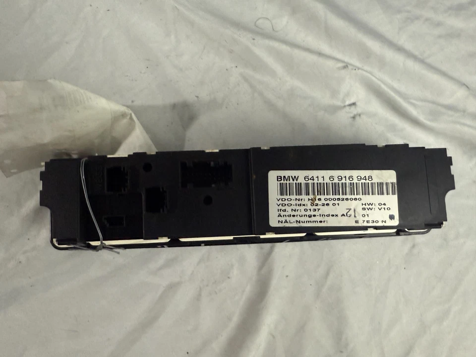 1999 - 2006 BMW 325i 323i 330Ci 330i температуры климат переменного тока нагреватель переключатель OEM - Изображение 2 из 4