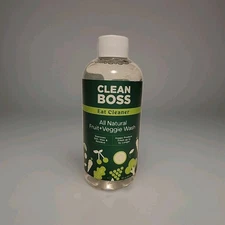 1 CleanBoss Fruit & Veggie Wash Refill 12 oz. New Sealed. Exp.3/27 Free Ship!