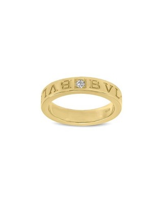 Bulgari 18K 0.01 Ct. Tw. Diamond Ring Women's  51