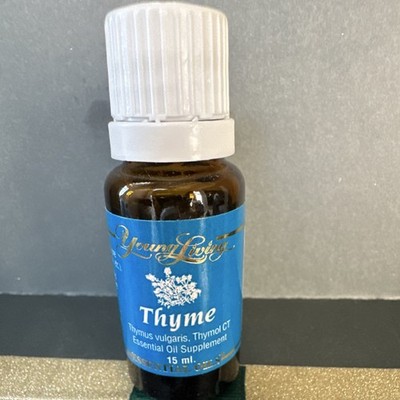 Young Living Essential Oils Thyme Essential Oil 15 ml Glass Bottle Aromatherapy