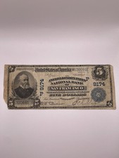 Billete de banco nacional de $5 de 1902 emitido por San Francisco