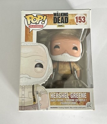 THE WALKING DEAD HERSHEL GREENE FUNKO POP #153 - KOSTENLOSE UK-LIEFERUNG