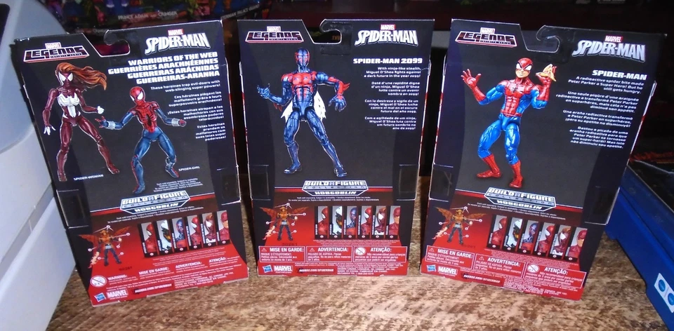 JUEGO COMPLETO DE 6 FIGURAS MARVEL LEGENDS SPIDER-MAN BAF HOBGOBLIN Foto 4 de 4