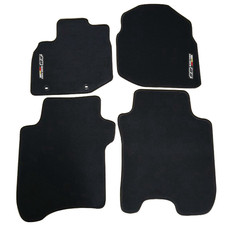 For 09-13 Honda Fit 4dr Black Nylon Floor Mats Carpets W Mugen 4pcs Set