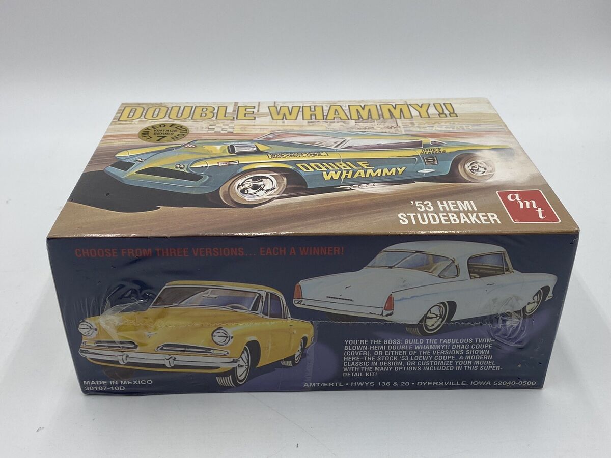 AMT 1953 Hemi Studebaker Double Whammy!! Drag Car plastic
