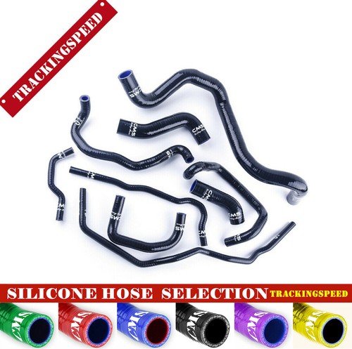For 00-06 Volkswagen VW Golf GTi MK4 1.8T Silicone Coolant Radiator Hose Red Kit - Picture 4 of 10