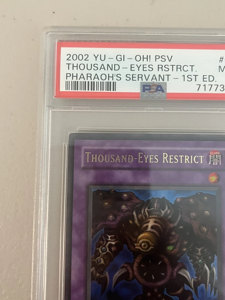 Thousand-Eyes Restrict | PSA 9 | 1st Edition  Ultra Rare| PSV-084 | YuGiOh - Image 2 of 4