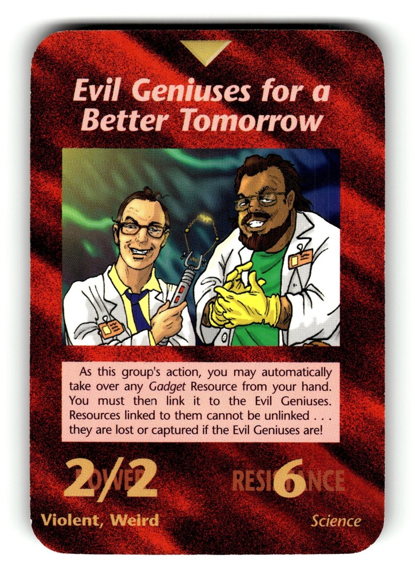 Evil Geniuses for a Better Tomorrow Unlimited INWO Illuminati New