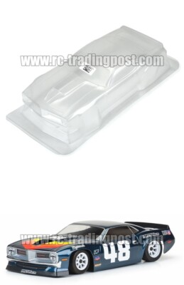 HPI 1/10 1970 プリムス AAR クーダ バラクーダ ボディー Clear RC Body 1970 Plymouth Barracuda 1/10 OnRoad Car HPI/4Tec2.0