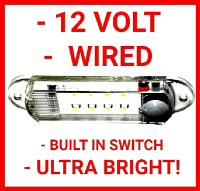 #ad 12V SWITCHED LED CEILING DOME LIGHT LITE CARGO WORK TRUCK VAN SUV TRUNK BOAT NEW $18.36